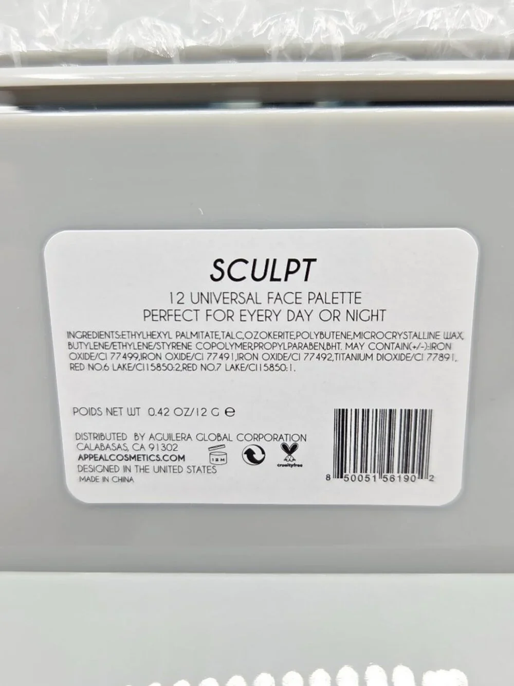 APPEAL - Sculpt Artistry Face Palette